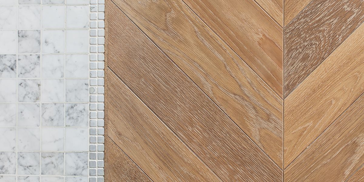 Ebony and Co Chevron American White Oak Select Grade
